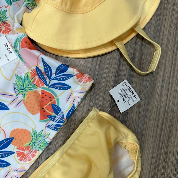 NWT Girl’s Bathing Suit Set - Picture 4 of 4